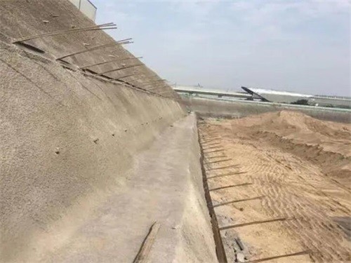 古浪河道边坡加固